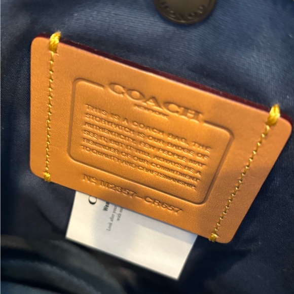 Coach Denim Blue Cargo Large Tote Bag - Picture 6 of 8